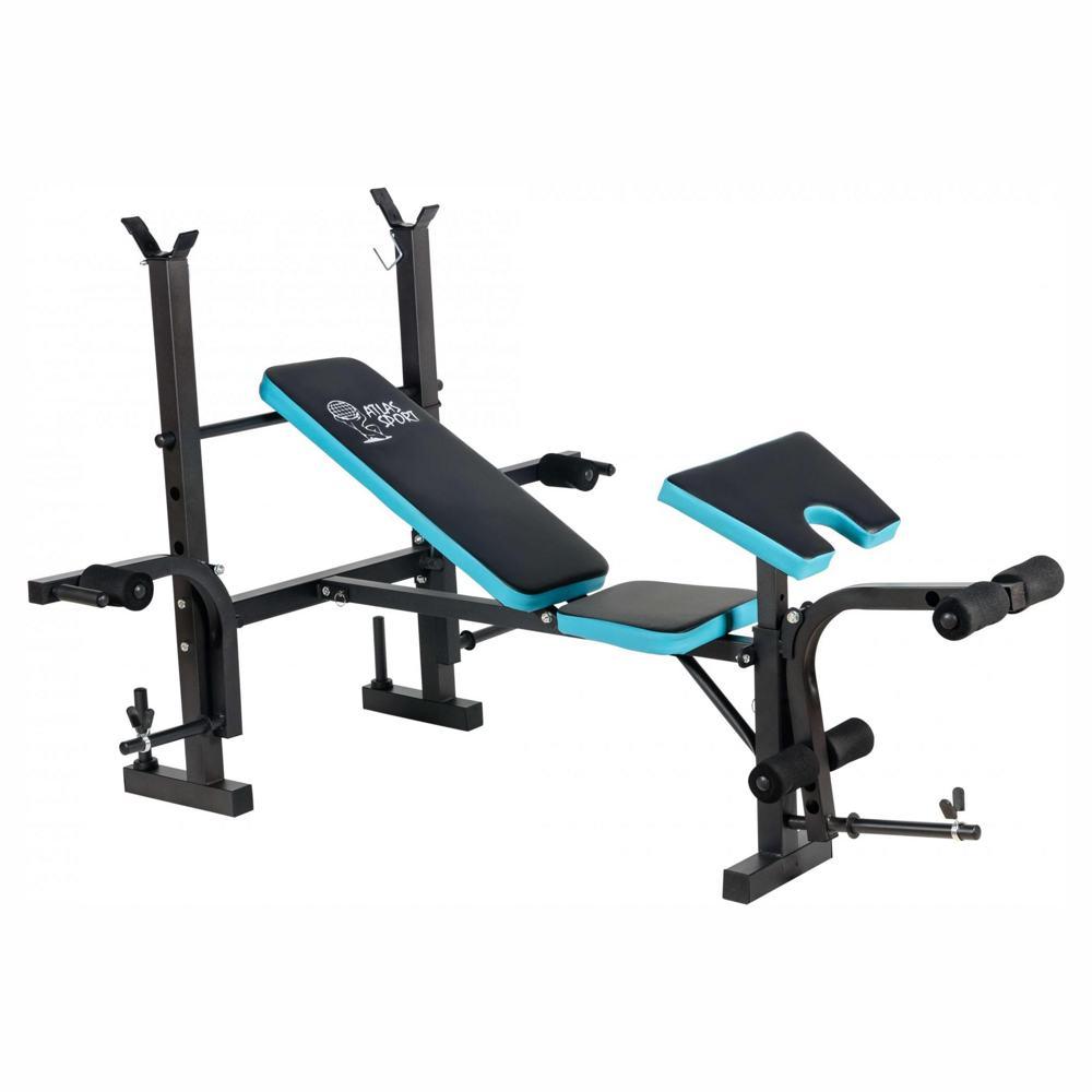 Скамья складная для жима с тягой Atlas Sport AS-1070 Blue