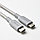 IKEA/ ЛИЛЛЬХУЛЬТ кабель USB-C–USB-C, светло-серый, 1.5 м, фото 3