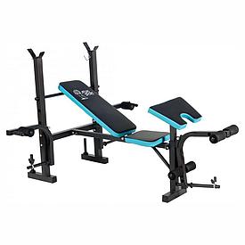 Скамья складная для жима с тягой Atlas Sport AS-1070 Blue