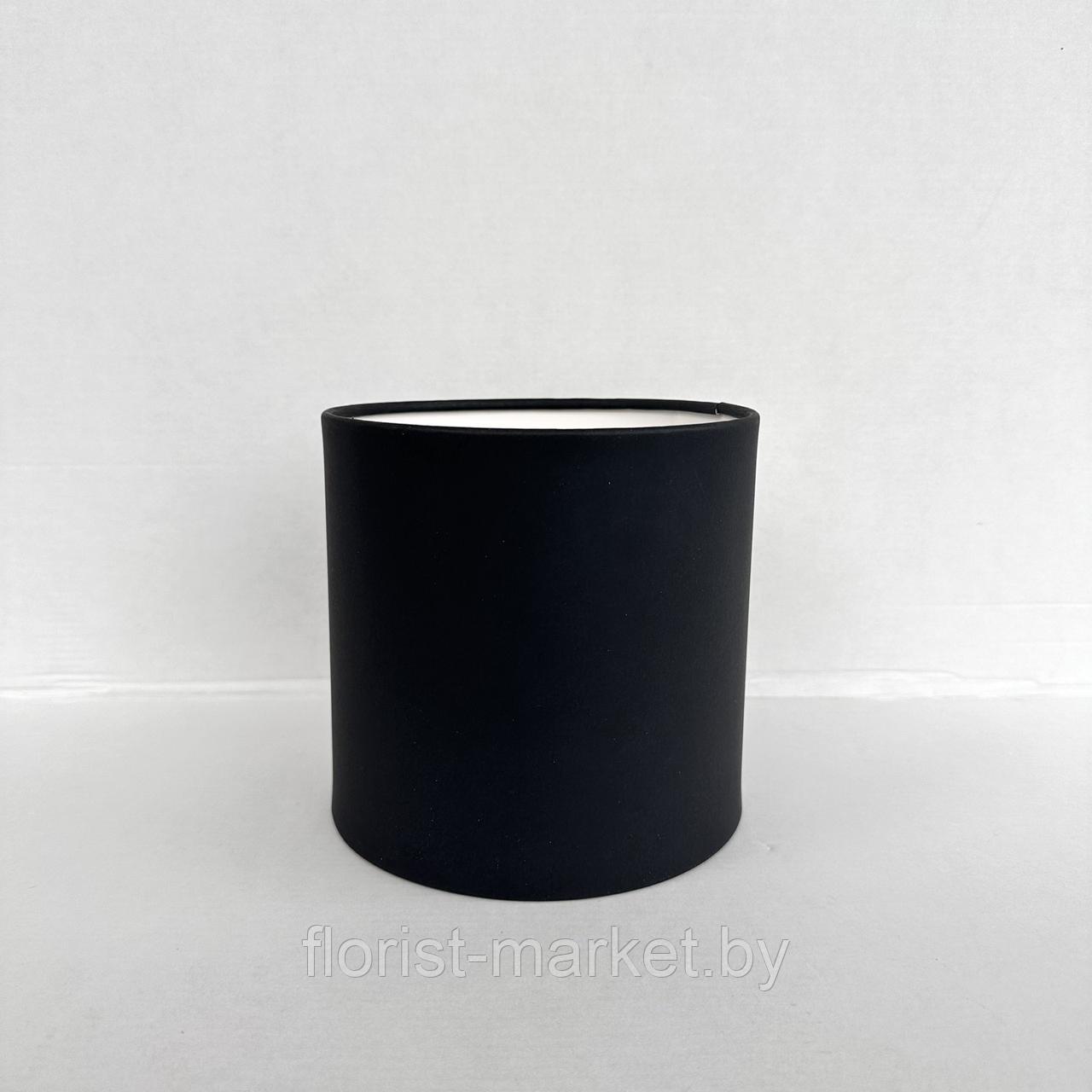 Коробка шляпная, D16/H15 см, черный