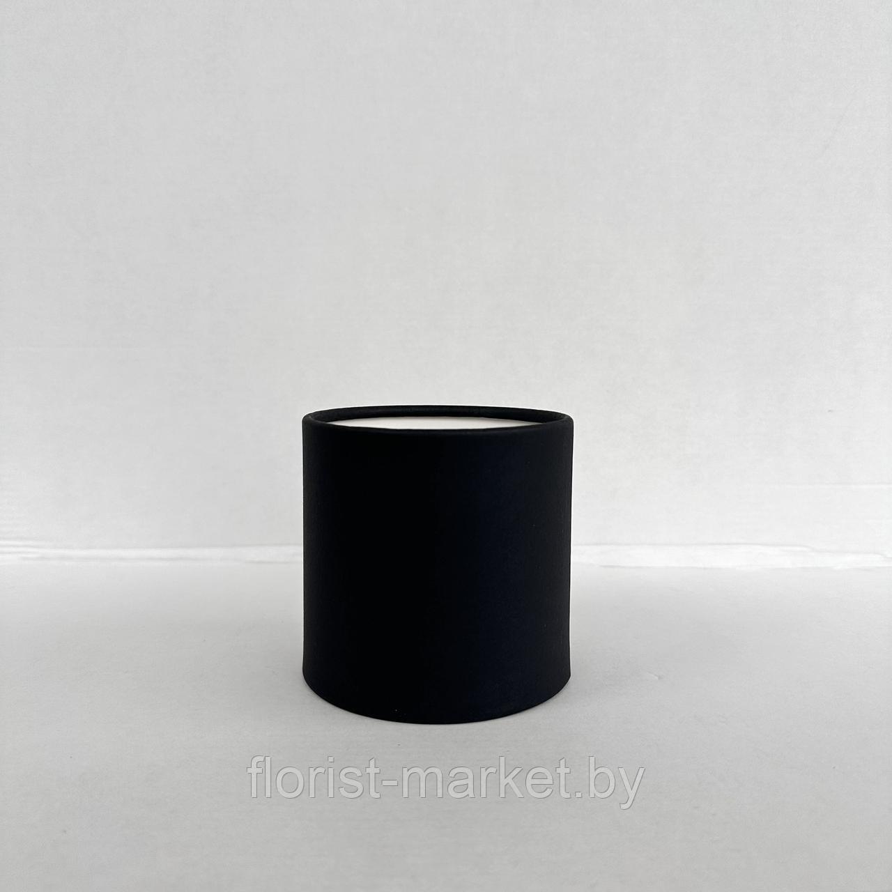 Коробка шляпная, D10/H9,5 см, черный