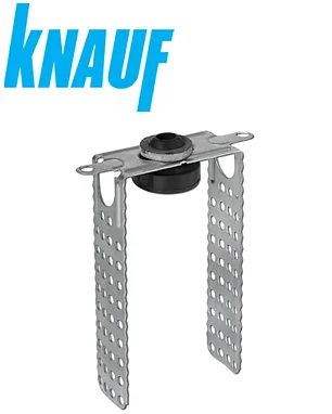 Подвес прямой антивибрационный для CD 60/27, Knauf. Ребро 12 см., фото 2