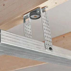 Подвес прямой антивибрационный для CD 60/27, Knauf. Ребро 12 см., фото 2