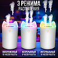 Ультразвуковой увлажнитель воздуха аромадиффузор ночник 3.3 литра белый, фото 4