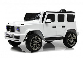 Детский электромобиль RiverToys Mercedes-AMG G63 4WD G333GG (белый) Полноприводный