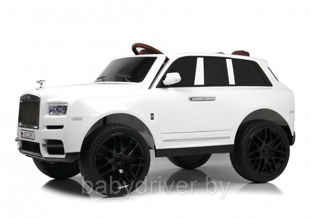 Детский электромобиль RiverToys K111PX (белый) Rolls-Royce