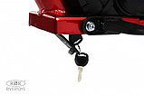 Детский электромотоцикл RiverToys A001AA (фиолетовый) скорость 20 км/ч, фото 4
