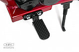 Детский электромотоцикл RiverToys A001AA (фиолетовый) скорость 20 км/ч, фото 5