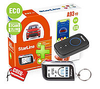Автомобильная сигнализация StarLine A93 2CAN+2LIN ECO V2 + дополнительный брелок