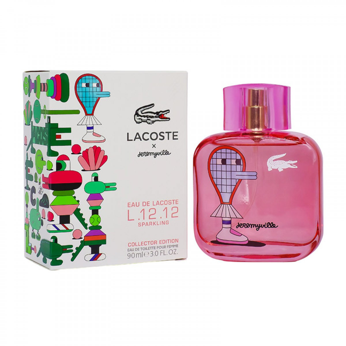 Lacoste L.12.12 Sparkling Collector Edition Pour Femme x Jeremyville / 90 ml