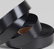Лента полипропиленовая 2 см*100 ярд, чёрный