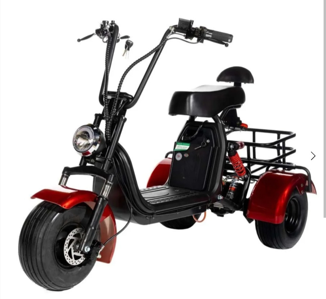 Электротрицикл CityCoCo Classic X5 (TRIKE,Трицикл) 2025!
