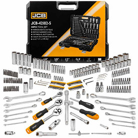 Набор инструментов 218 пр. 1/4", 3/8", 1/2". (JCB JCB-42182-5)