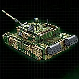 Конструктор Танк Т-72 на радиоуправлении 897 деталей, фото 4