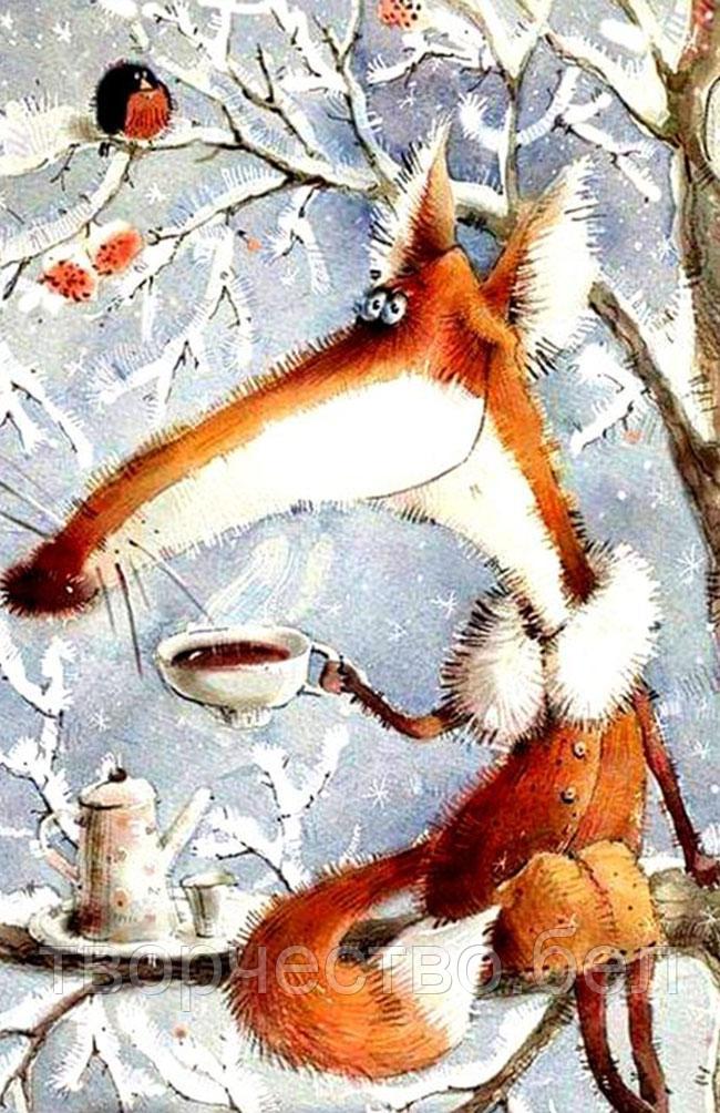 Мини-открытка, набор "Снежная компания", 1 шт