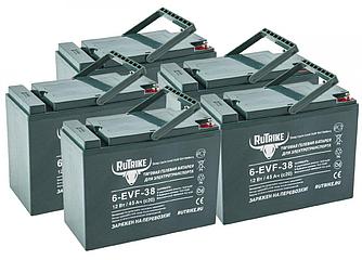 Комплект тяговых аккумуляторов RuTrike 6-EVF-38 (60V38A/H C3)