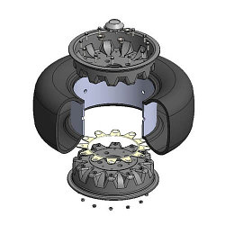 Пластиковый диск для квадроциклов с двойным бедлоком Stormwheels