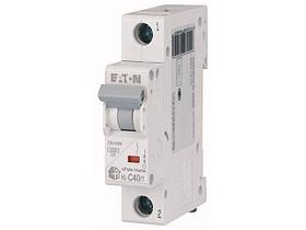Автоматич. выключатель Eaton HL-C40/1, 1P, 40A, тип C, 4.5кA, 1M
