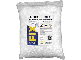 Фибра (армирующая добавка в бетоны и строительные растворы) полипропиленовая 900 г., SANFIX