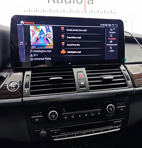 Штатная магнитола Radiola для BMW X6  E71  (2010-2013) CIC с IPS  12.3" на Android 13 (8/128gb/4g)