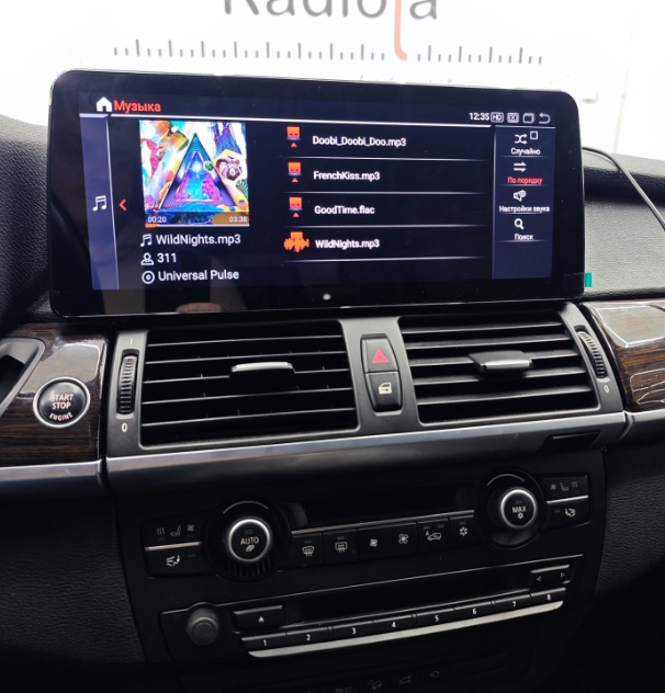 Штатная магнитола Radiola для BMW X5 E70 (2007-2010) CCC с IPS 12.3" на Android 13 (8/128gb/4g)