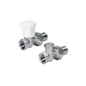 Комплект кранов прямой Giacomini R706KX003 (Подача + обратка) 1/2