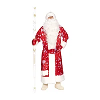 Новый год! Карнавальный костюм Деда Мороза "Въюга" (цвет красный)