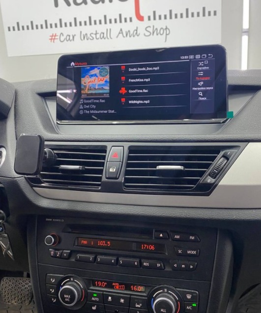 Штатная магнитола Radiola для BMW X1 серия кузов E84 (2009-2015) CIC с IPS матрицей 10.25" на Android 13