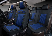 Накидки 3D Krokus (Черно-Синий), комплект на весь салон из гобеленовой ткани [жаккард] PSV