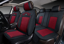 Накидки 3D Krokus (Черно-Красный), комплект на весь салон из гобеленовой ткани [жаккард] PSV