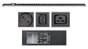 Блок розеток для 19" шкафов 32А Cabeus PDU-32-10S-10C19-8C13-B-T 28 розеток