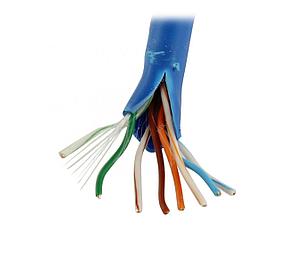 5bites Кабель Express US5525-305B-BL витая пара UTP / SOLID / 5E / 24AWG / 100% COPPER / PVC / BLUE / 305M