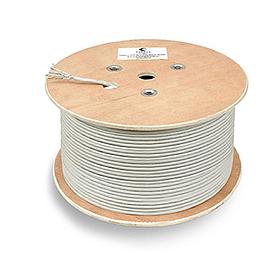 Витая пара экранированная кат.6a Cabeus STP-4P-Cat.6a-SOLID-IN-PVC 4 пары серая 305 метров