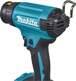 Аккумуляторный тепловой пистолет (фен) Makita LXT 18В 550 град. кейс насадки защита от перезапуска без аккум.