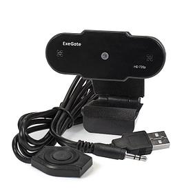 Веб-камера ExeGate BlackView C525 HD отверстие под штатив, кабель 1,5 м (EX287385RUS)