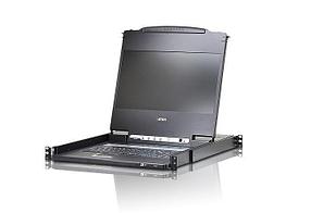 КВМ консоль ATEN 17.3" Single Rail LCD Console (USB, HDMI / DVI / VGA, 1920x1080) (CL6700MW-ATA-RG)
