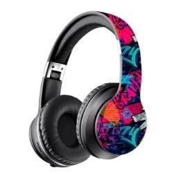 Defender FreeMotion B595 беспроводная гарнитура, черный+граффити, Bluetooth, 63597