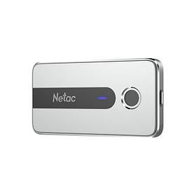 SSD накопитель Netac Z11 500GB USB 3.2 Gen 2 Type-C External SSD AES 256-bit Fingerprint Encryption, R/W up to