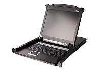 КВМ консоль ATEN 8-Port PS/2-USB VGA Single Rail 17.3" 1920 x 1080 @ 60 Hz LCD KVM Switch (CL5708MW-ATA-RG)