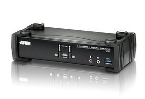 КВМ переключатель ATEN 2-Port USB 3.0 4K DisplayPort KVMP™ Switch (Cables included) (CS1922-AT-G)