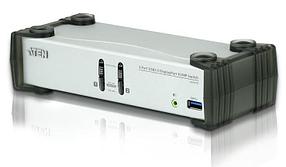 КВМ переключатель ATEN 2-Port USB 3.0 DisplayPort KVMP™ Switch (Cables included) (CS1912-AT-G)