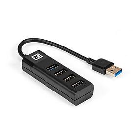 USB-Хаб (концентратор) 4-в-1 ExeGate DUB-3213 (кабель-адаптер USB3.0 -- 3xUSB2.0, 1xUSB3.0, Plug&Play, черный)