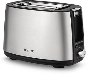 Тостер Vitek VT-7170, черный/стальной