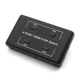 ORIENT HS41, HDMI KVM переключатель на 4 устройства, порты HDM + 2xUSB (клавиатура+мышь), поддержка 4K@30Hz,
