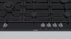 Газовая варочная панель Bosch PRS9A6D70M, независимая, черный