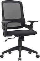 Кресло Cactus CS-MC313-BK, на колесиках, сетка/ткань, черный