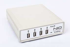 Сетевой концентратор USB NIO-EUSB 4ep USB/IP хаб на 4 порта с 1 блоком питания