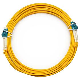 Оптический патч-корд duplex LC-LC 9/125 SM Cabeus FOP(d)-9-LC-LC-0,5m 0.5 метра желтый