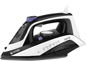 Утюг Vitek VT-8360, 2400Вт, черный/белый