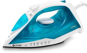 Утюг Vitek VT-8336, 2400Вт, белый/бирюзовый